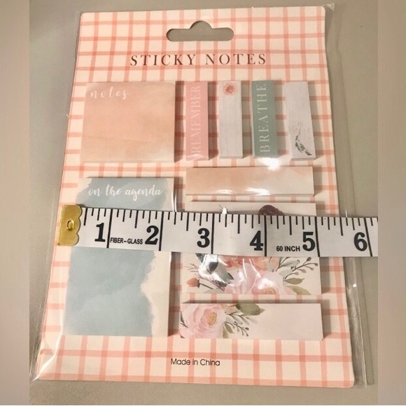 💐3Pcs Flower Design -Make Things Happen Note Set NWT - Picture 7 of 10